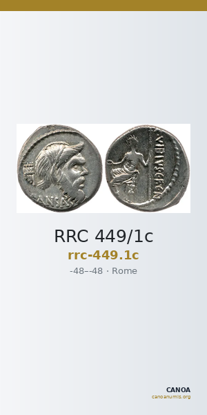 RRC 449/1c — CANOA