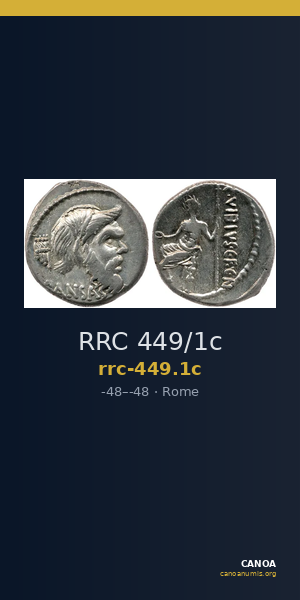 RRC 449/1c — CANOA
