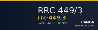 RRC 449/3 — CANOA