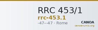 RRC 453/1 — CANOA