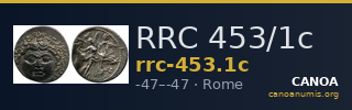RRC 453/1c — CANOA