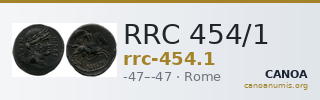 RRC 454/1 — CANOA