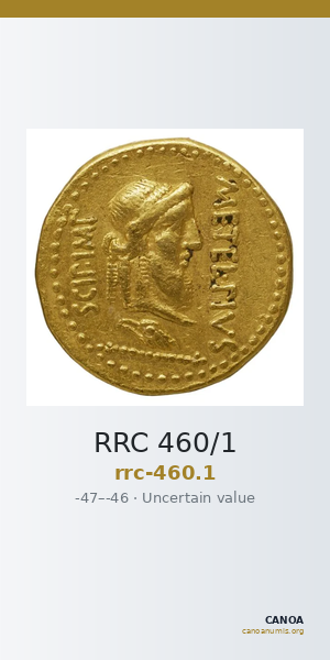 RRC 460/1 — CANOA