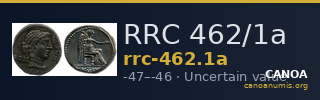 RRC 462/1a — CANOA