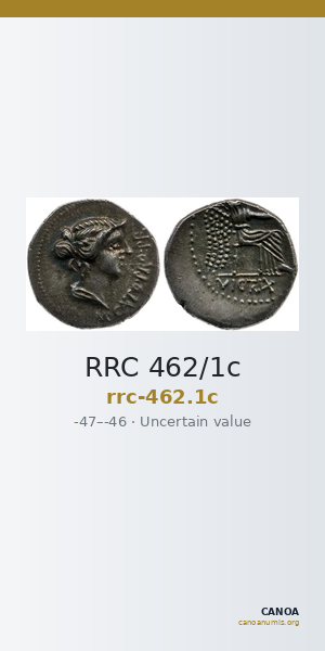 RRC 462/1c — CANOA