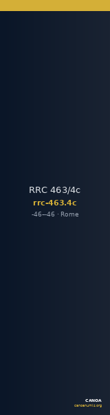 RRC 463/4c — CANOA