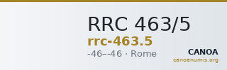 RRC 463/5 — CANOA