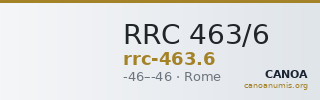 RRC 463/6 — CANOA