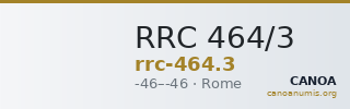 RRC 464/3 — CANOA