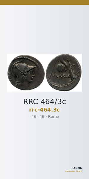 RRC 464/3c — CANOA