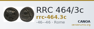 RRC 464/3c — CANOA