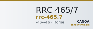 RRC 465/7 — CANOA