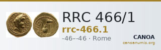 RRC 466/1 — CANOA