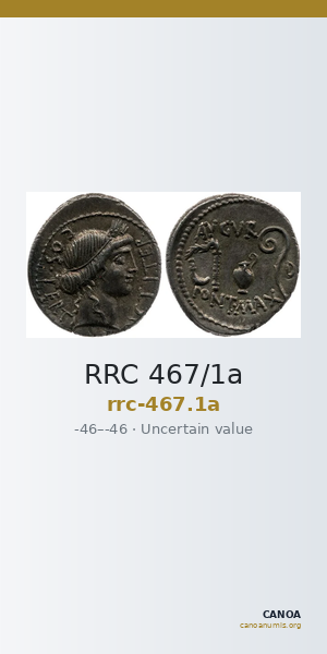 RRC 467/1a — CANOA