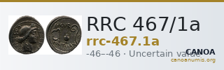 RRC 467/1a — CANOA