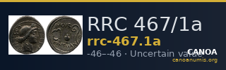 RRC 467/1a — CANOA