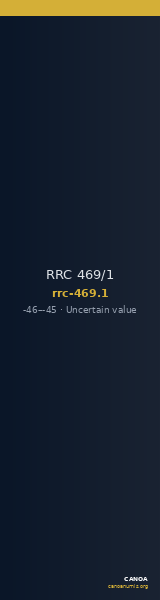RRC 469/1 — CANOA