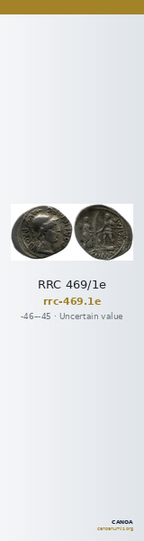 RRC 469/1e — CANOA