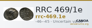 RRC 469/1e — CANOA