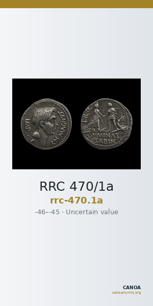 RRC 470/1a — CANOA