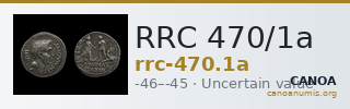RRC 470/1a — CANOA