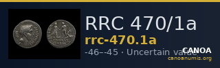 RRC 470/1a — CANOA