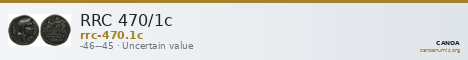 RRC 470/1c — CANOA