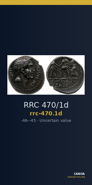RRC 470/1d — CANOA