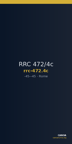 RRC 472/4c — CANOA