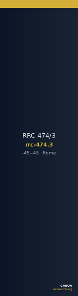 RRC 474/3 — CANOA