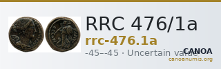 RRC 476/1a — CANOA