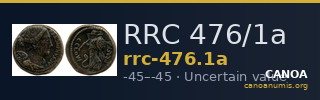 RRC 476/1a — CANOA