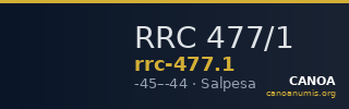 RRC 477/1 — CANOA