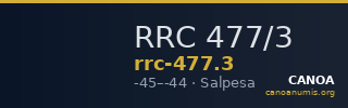 RRC 477/3 — CANOA