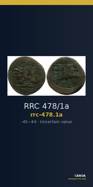 RRC 478/1a — CANOA