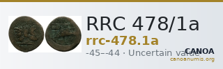 RRC 478/1a — CANOA