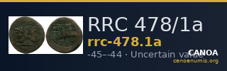 RRC 478/1a — CANOA