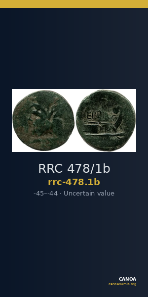 RRC 478/1b — CANOA