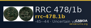 RRC 478/1b — CANOA