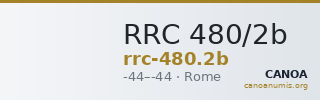 RRC 480/2b — CANOA