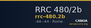RRC 480/2b — CANOA