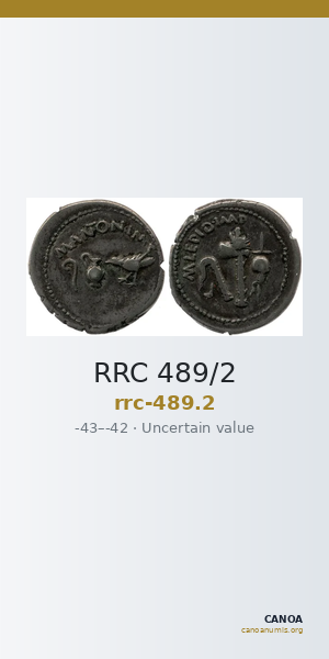 RRC 489/2 — CANOA
