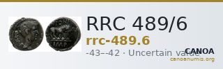 RRC 489/6 — CANOA