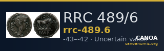 RRC 489/6 — CANOA