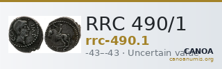 RRC 490/1 — CANOA