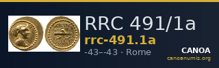 RRC 491/1a — CANOA