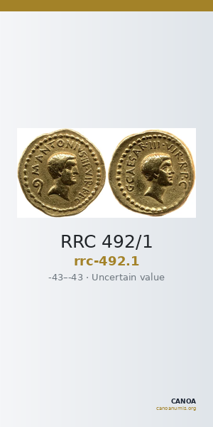 RRC 492/1 — CANOA