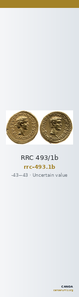 RRC 493/1b — CANOA