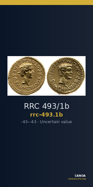 RRC 493/1b — CANOA