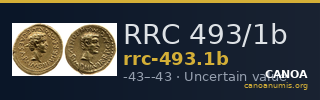 RRC 493/1b — CANOA